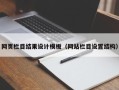 常州网页栏目结果设计模板（网站栏目设置结构）